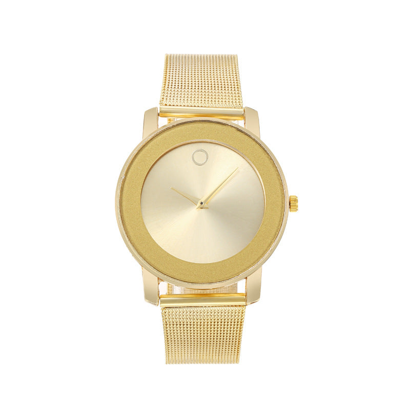 Thin Mesh Belt Men's Watch Fashionable Simple Business Casual Alloy Sports Quartz Watch