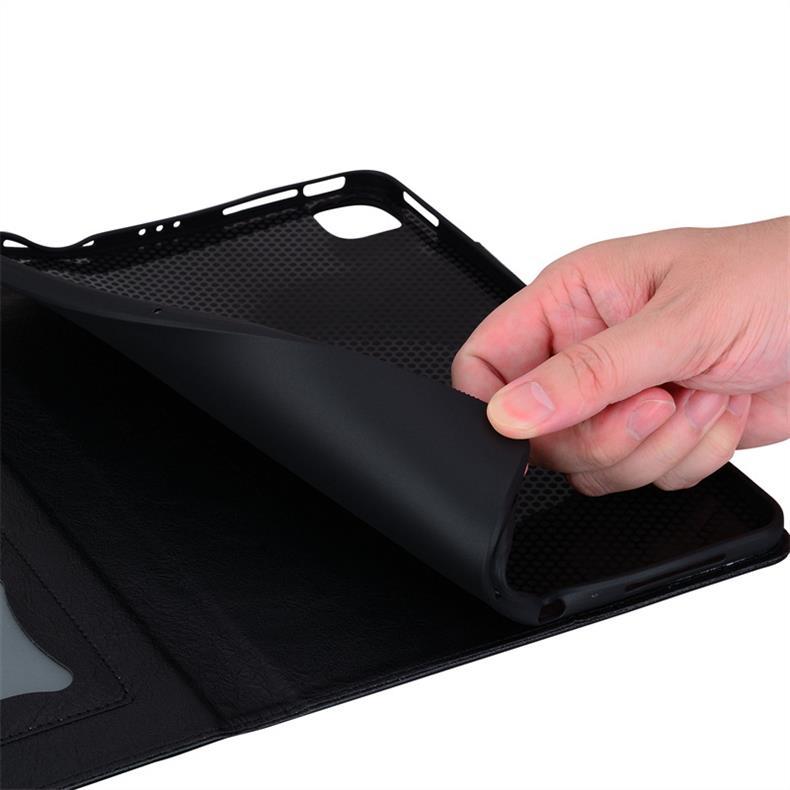 Custom Design Image Logo Folio Cover for iPad  with PU Leather & Soft TPU Back (Business Style)