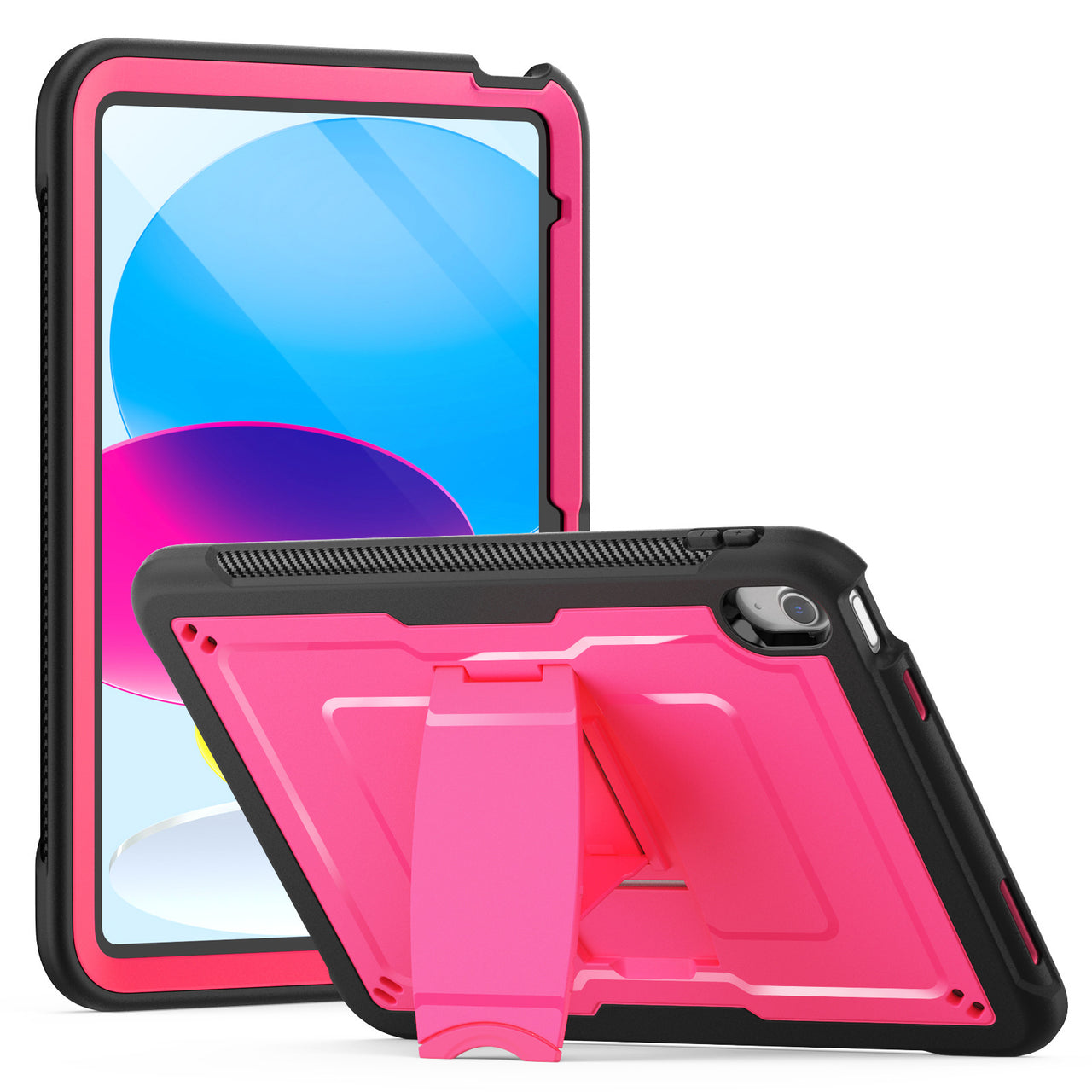 PC Shoulder Strap Shockproof Stand Tablet Cover (Silicon) for iPad Air