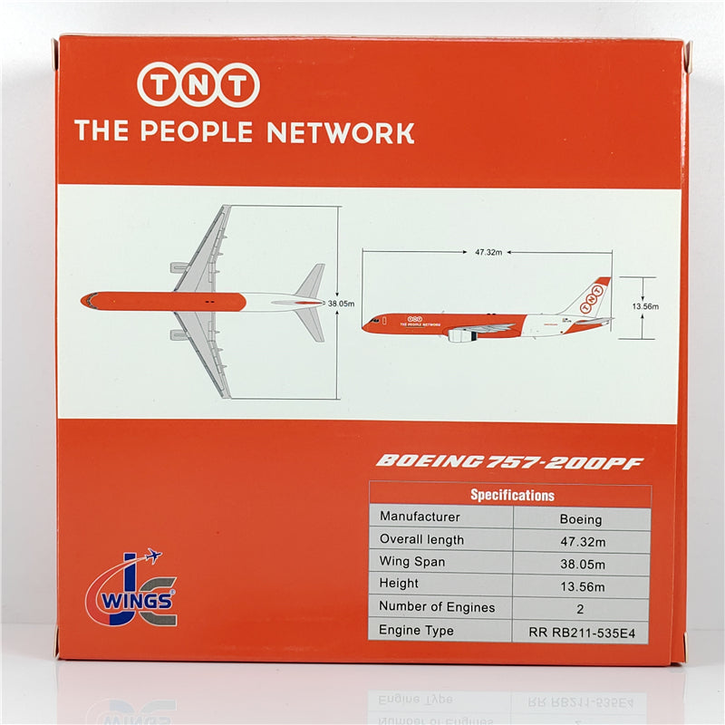 TNT Express Airlines B737-800(SF) JC Wings XX20129 Airplane Model (1/400 Scale)