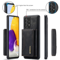 Thumbnail for 2 In 1 Magnetic Leather Case For Samsung A72/A52 Wallet Card Holder Pocket Cove