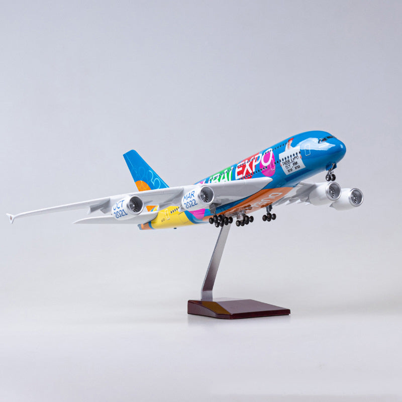 UAE EXPO Air Airbus A380-800 Airplane Model (1/160 Scale)