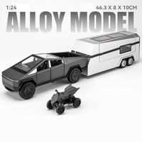 Thumbnail for 1:32 Telescopic Trailer Camper Alloy Model