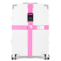 Thumbnail for Nylon 3 Digits Password Lock Luggage Strap Cross Belt