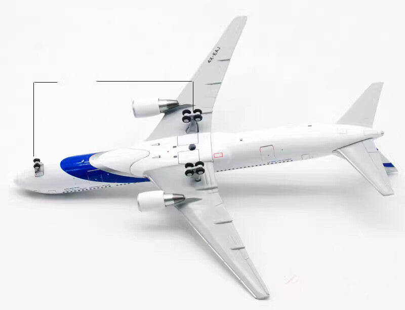 Boeing 767 B767-300ER 4X-EAJ Airplane Model (1:400 Scale)