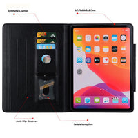 Thumbnail for Custom Design Image Logo Folio Cover for iPad  with PU Leather & Soft TPU Back (Business Style)