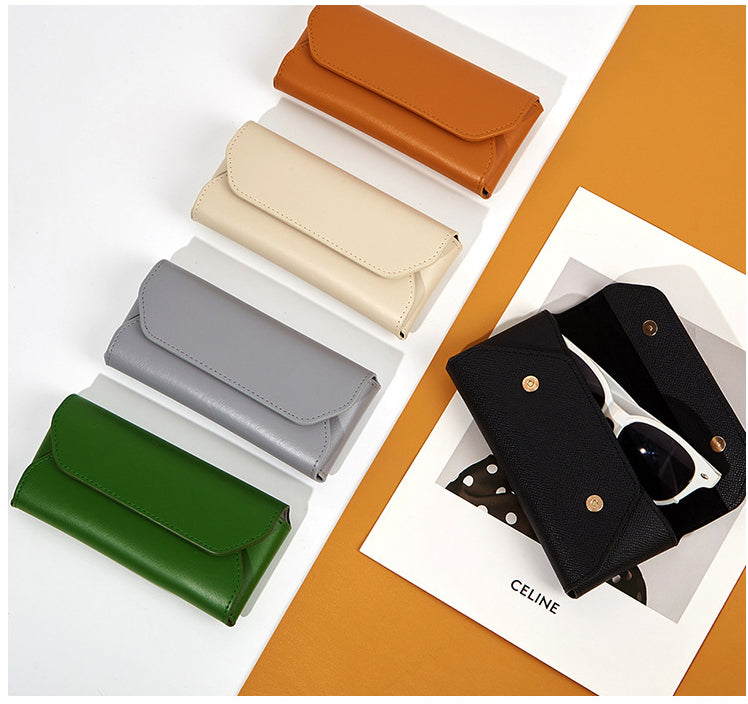 Your Custom Design & Image & Logo & Text Design Solid Color (1) Anti Pressure And Anti-wear Glasses Case