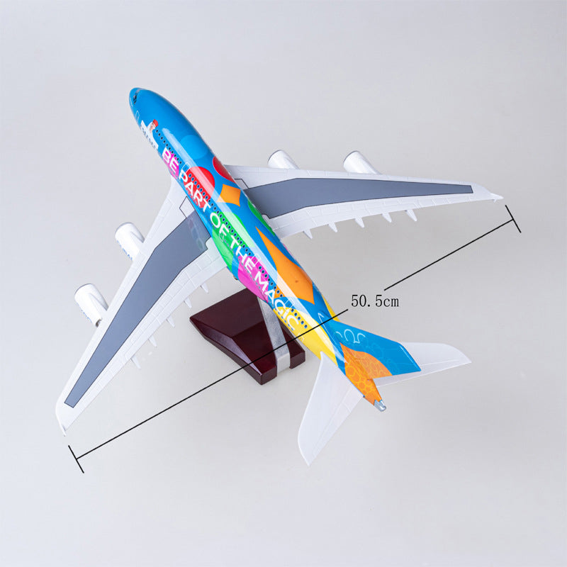 UAE EXPO Air Airbus A380-800 Airplane Model (1/160 Scale)