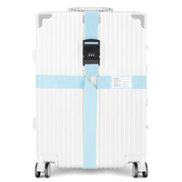 Thumbnail for Nylon 3 Digits Password Lock Luggage Strap Cross Belt