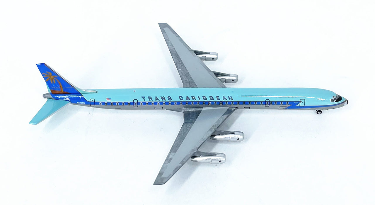 Trans Caribbean Airlines DC8 DC-8 Airplane Model (1:500 Scale)
