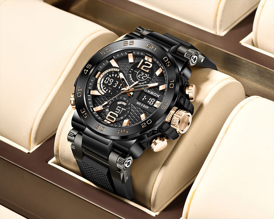 Business Men Fashion Diver Top Brand Luxury Sport Waterproof Military Watch