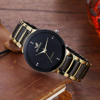 Thumbnail for Luxury Business Watch for Men and Women Neutral Color Steel Strap Casual Fashion Clock
