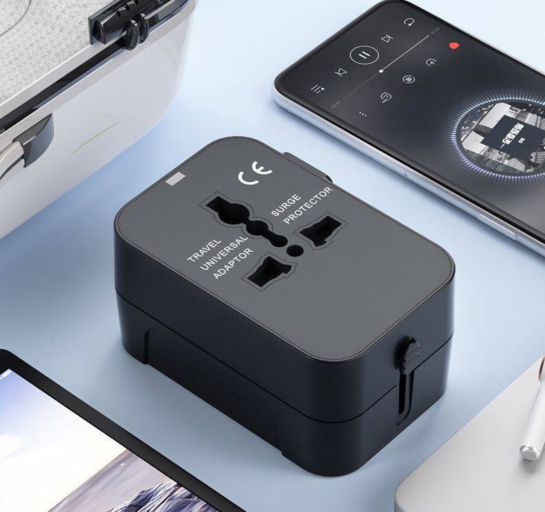Multifunctional adapter plugs adapter plugs with USB Type-C Port Universal Adaptor UK to EU Plug