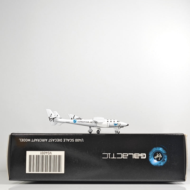 Galactic N348MS Old paint Virgin Space Ship Craft Aircraft Airplane Model (1:400 Scale)