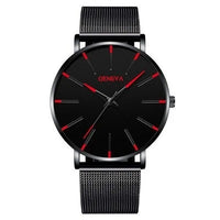 Thumbnail for Minimalist Mens Fashion Ultra Thin Watches Simple Men Business Mesh Belt Quartz Wrist Watch