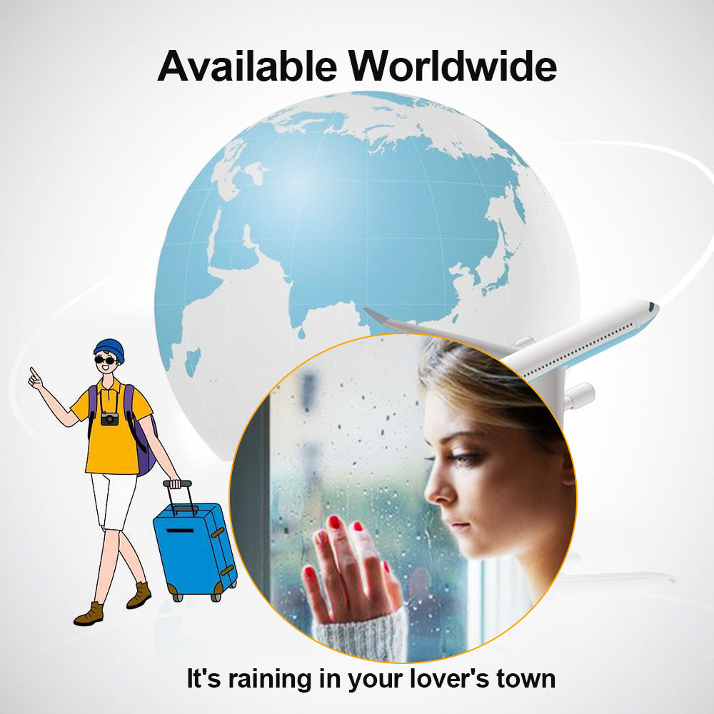 Small Portable Smart WiFi Weather Station Digital Alarm Clock