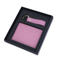 Thumbnail for Genuine Leather Cardholder Key Ring Gift Box Set