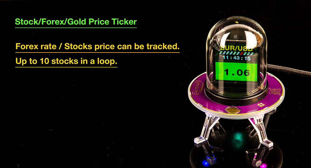 Nixie Tube Smart WiFi Cyberpunk Digital Table Clock