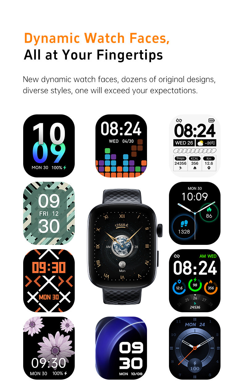 GTS8 Smart Watch 3ATM Waterproof Amoled bluetooth SmartWatch