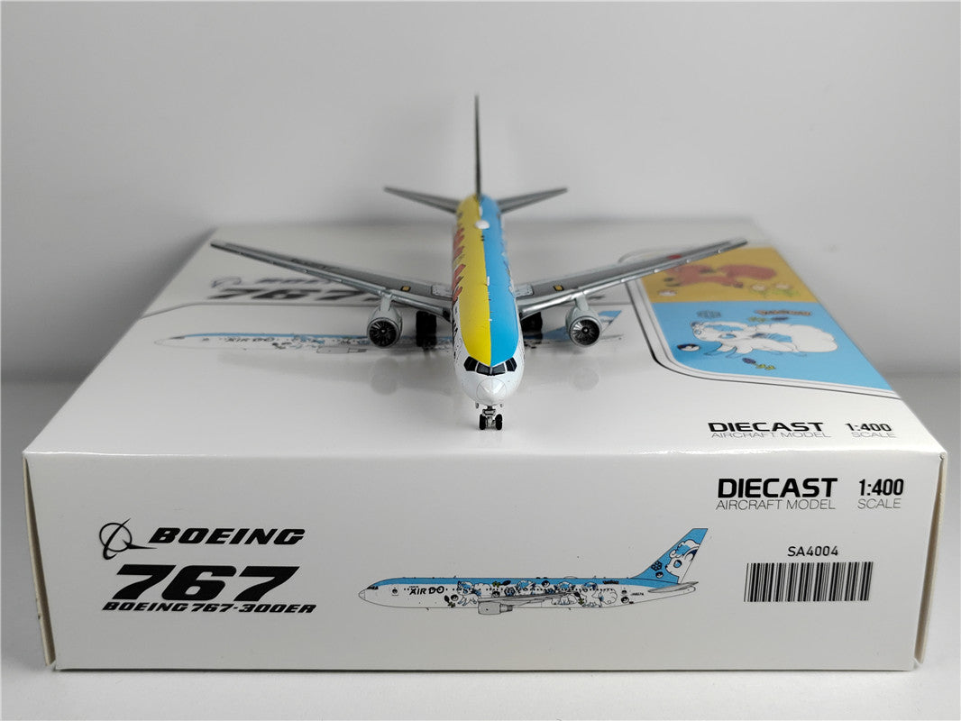 JAL AIR DO Airlines Boeing 767 B767-300ER SA4004  JA607A Airplane Model (1:400 Scale)