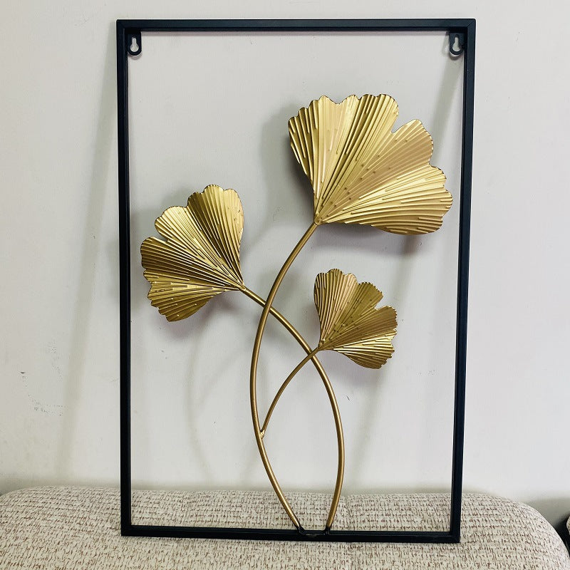 Three-lobed ginkgo leaf Wall Decoration/Hanging: For Living Room