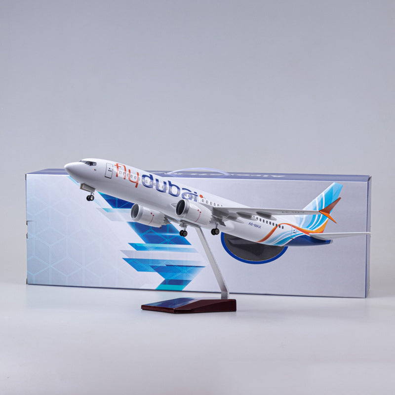 Fly Dubai Airline Boeing 737 MAX (Special Edition 47CM) Airplane Model
