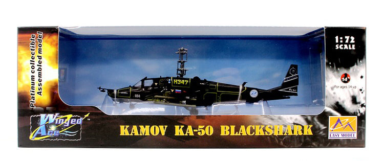 1/72 Trumpeter Russian Air Force Ka-50 Black Shark Attack Helicopter Model