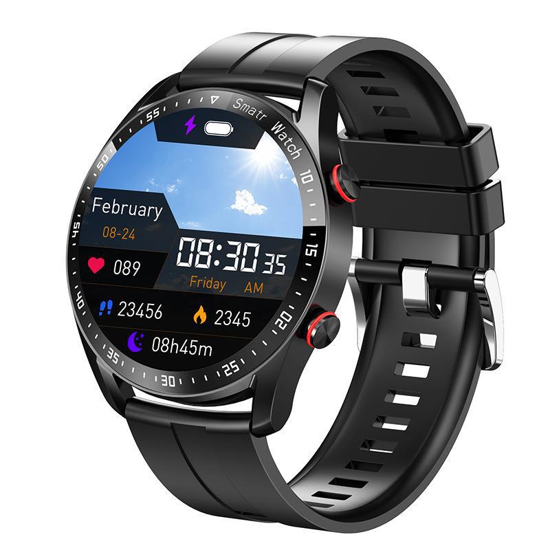 HW20 Smart Watch with ECG + PPG: 1.46" Large Screen Business Stainless Steel Strap & Call Function