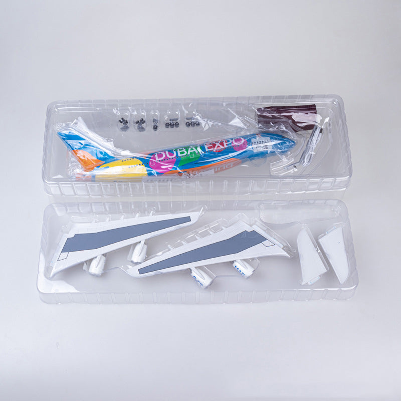 UAE EXPO Air Airbus A380-800 Airplane Model (1/160 Scale)