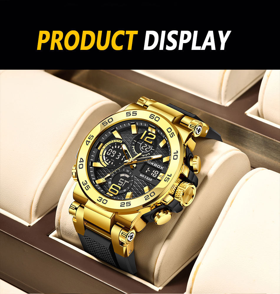 Business Men Fashion Diver Top Brand Luxury Sport Waterproof Military Watch