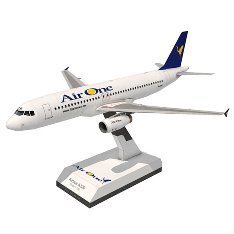 Airbus A320 Air one Papercraft 3D Paper Model Stereo Handmade Drawings