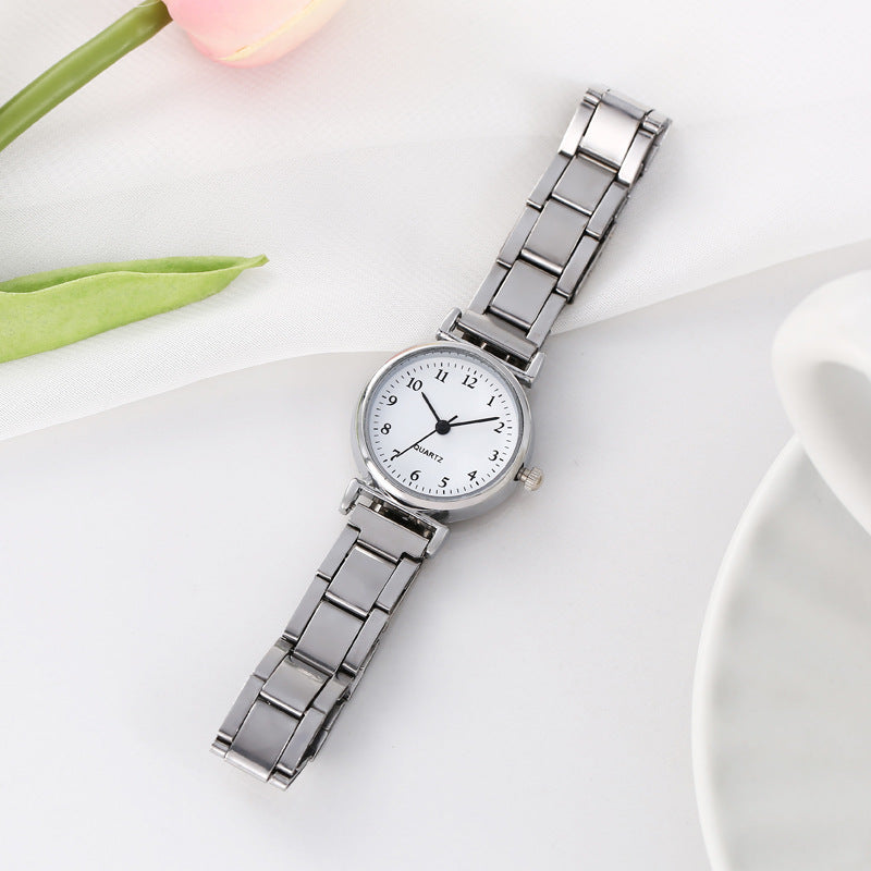 Luxury Quartz Wristwatches for Women Fashion Analog Quartz Watch Stainless Steel Strap Ladies Watches