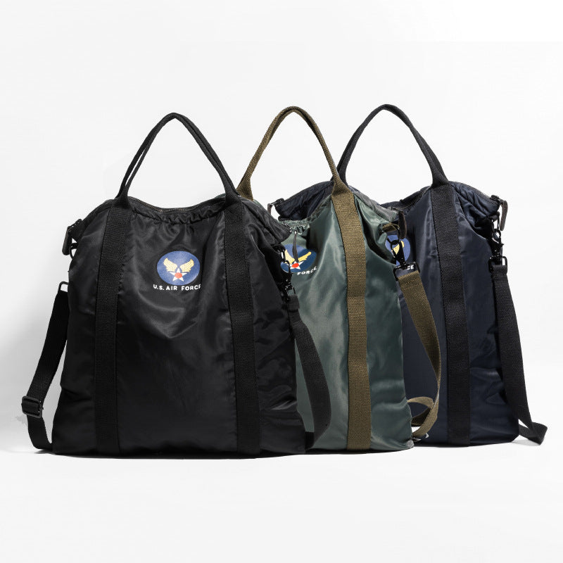 Pilot Nylon Helmet Pack Hand-held Crossbody Bag