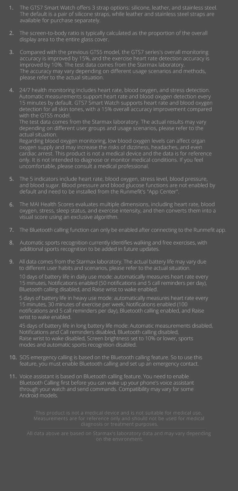 GTS7 Smart Watch factory sport heart rate smartwatch