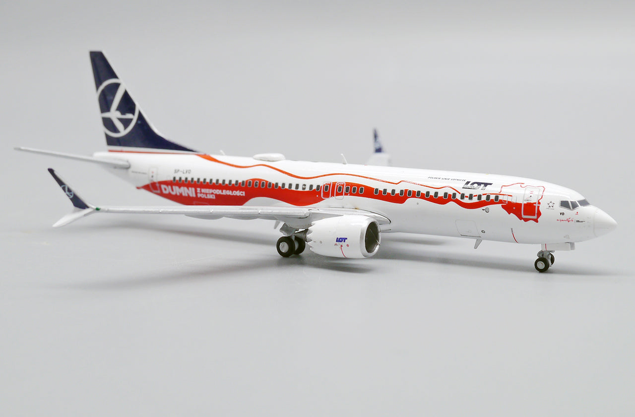 LOT Airlines "StarAlliance" Boeing 737 B737-8MAX LH4200 Airplane Model (1/400 Scale)