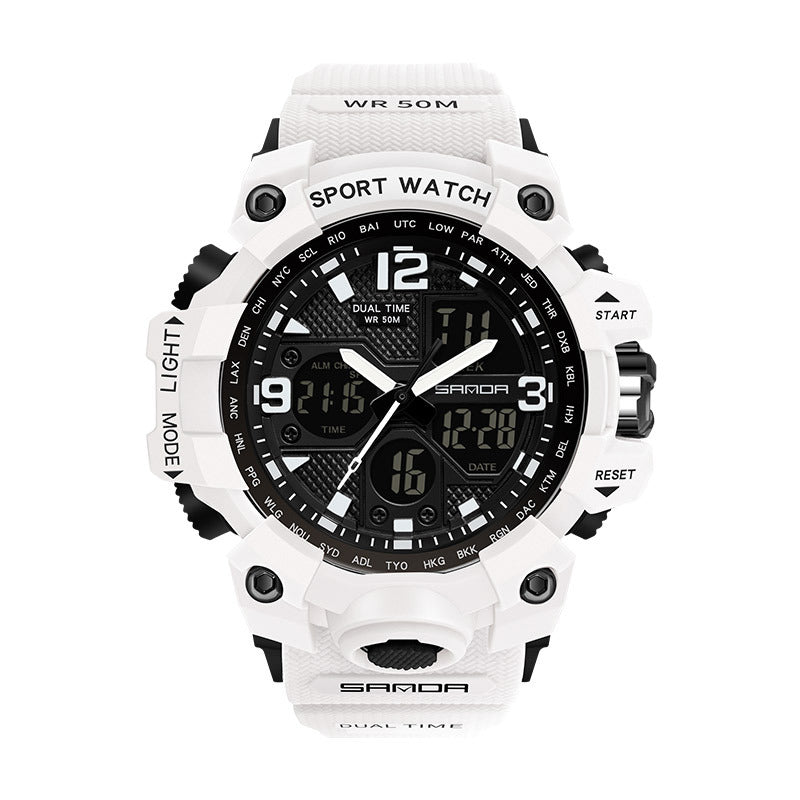 New Waterproof Shock Sports Military Quartz Watch For Male Digital Wristwatch