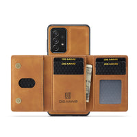 Thumbnail for 2 In 1 Magnetic Leather Case For Samsung A72/A52 Wallet Card Holder Pocket Cove