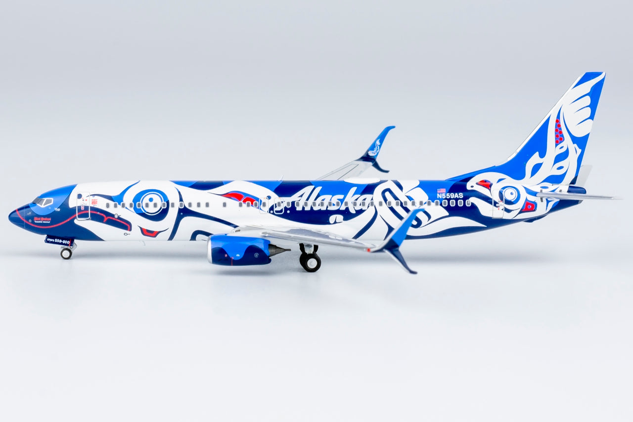 Alaska Airlines B737-800 N559AS Airplane Model (1/400 Scale)