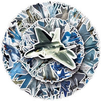 Thumbnail for 50 Pieces Air Force Planes Stickers (Mixed)
