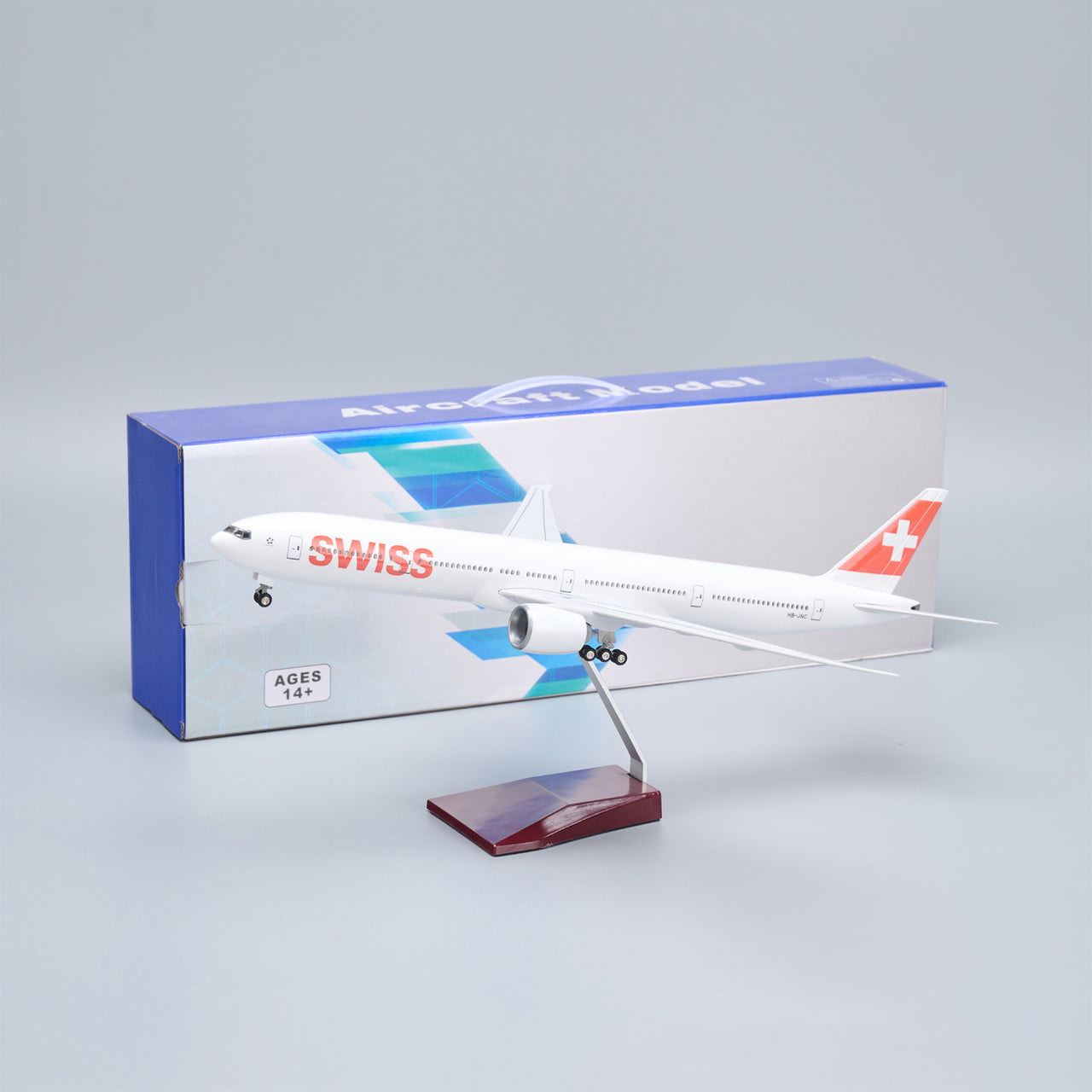 Swiss International Air Lines Boeing 777 Airplane Model (1/157 Scale 47cm)