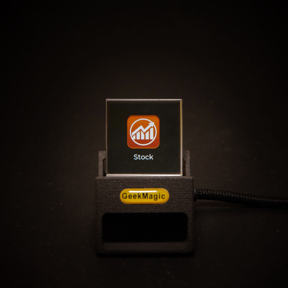 Crystal Mini Monitor for Bitcoin & Weather Tracking