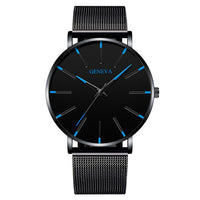 Thumbnail for Minimalist Mens Fashion Ultra Thin Watches Simple Men Business Mesh Belt Quartz Wrist Watch