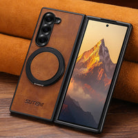 Thumbnail for Luxury Magnetic Ring Stand Case for Samsung Galaxy Z Fold 7/6/5