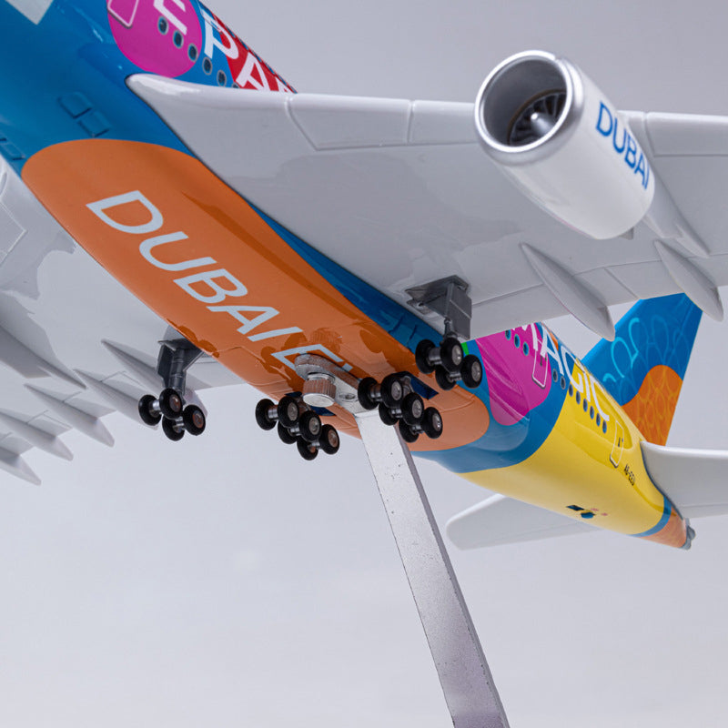 UAE EXPO Air Airbus A380-800 Airplane Model (1/160 Scale)