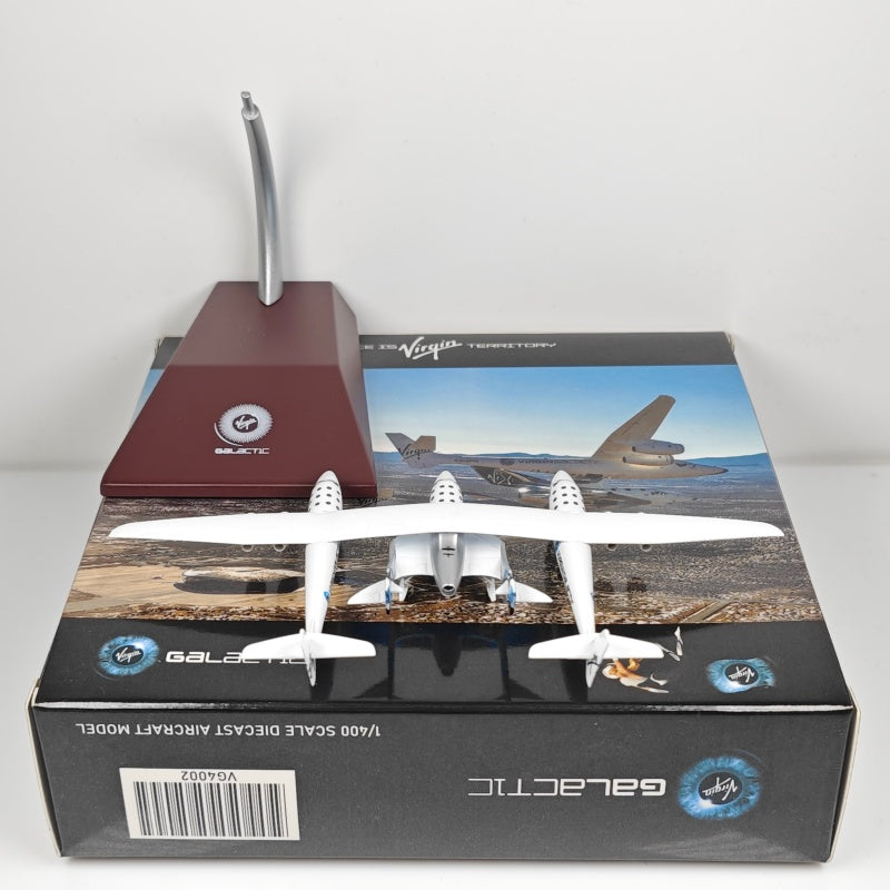 Galactic N348MS New paint Virgin Space Ship Craft Aircraft Airplane Model (1:400 Scale)