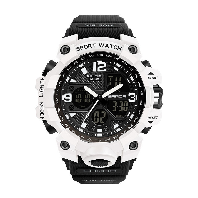 New Waterproof Shock Sports Military Quartz Watch For Male Digital Wristwatch