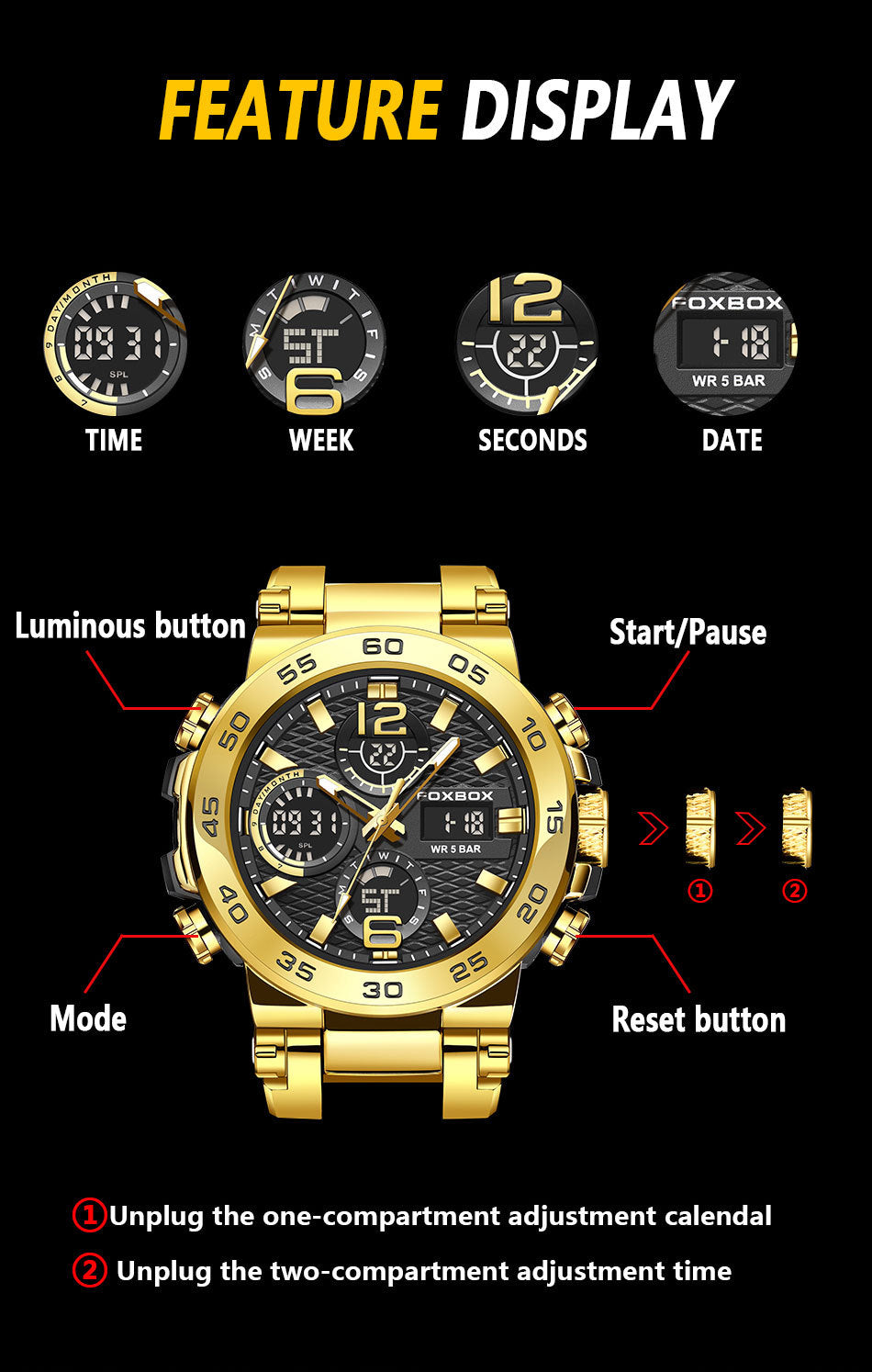 Business Men Fashion Diver Top Brand Luxury Sport Waterproof Military Watch