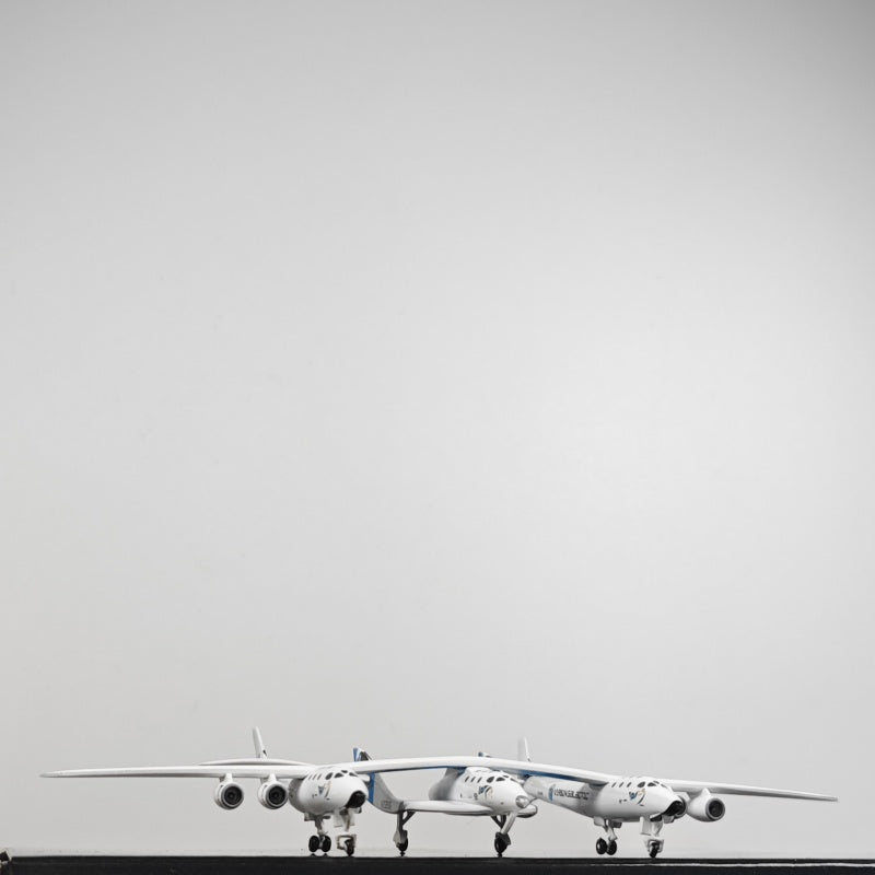 Galactic N348MS New paint Virgin Space Ship Craft Aircraft Airplane Model (1:400 Scale)