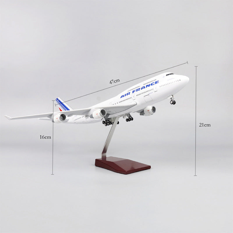 AirFrance Boeing 747 Airplane Model (1/160 Scale - 47CM)