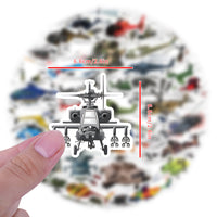 Thumbnail for 60 Pieces Helicopter Gunship Stickers (Mixed)